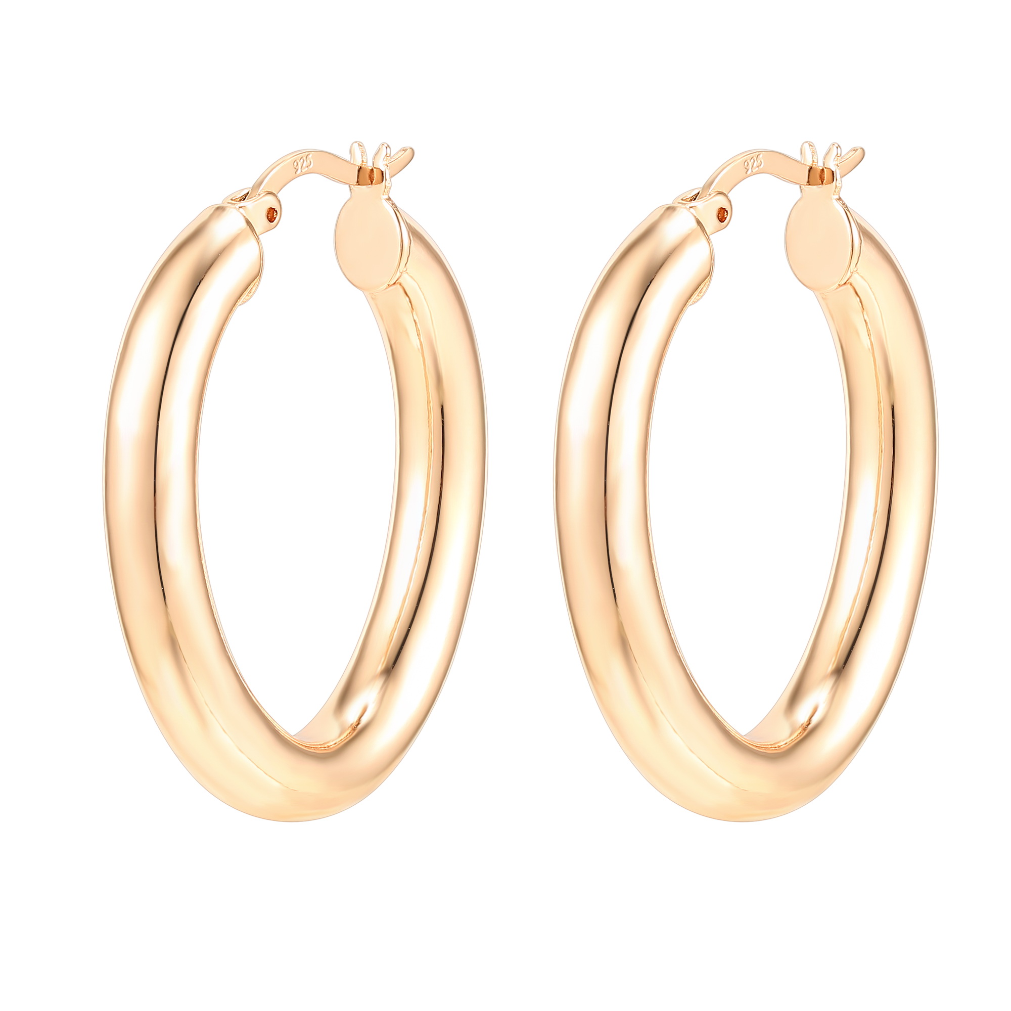 Gold plated earrings