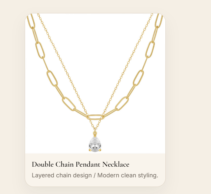 Wholesale gold plated necklaces