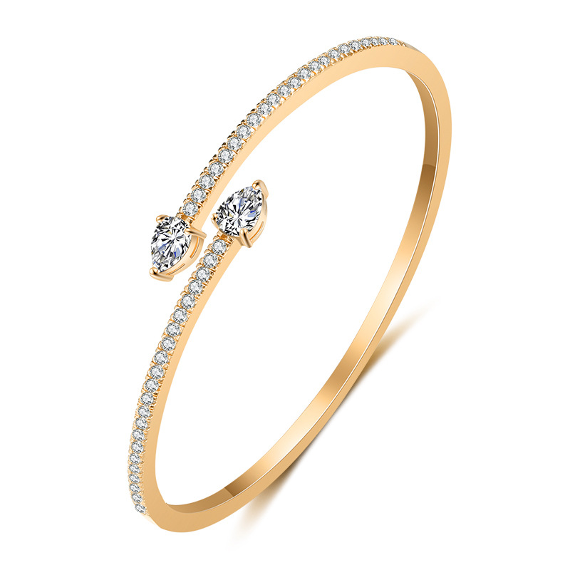 CZ Open Cuff Bracelet