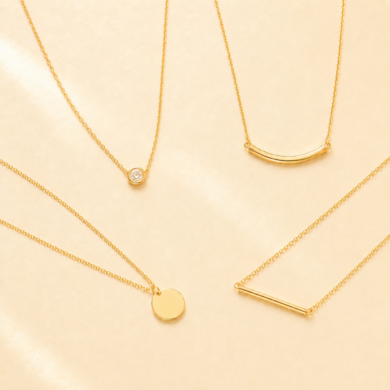 Best selling gold-plated necklaces collection