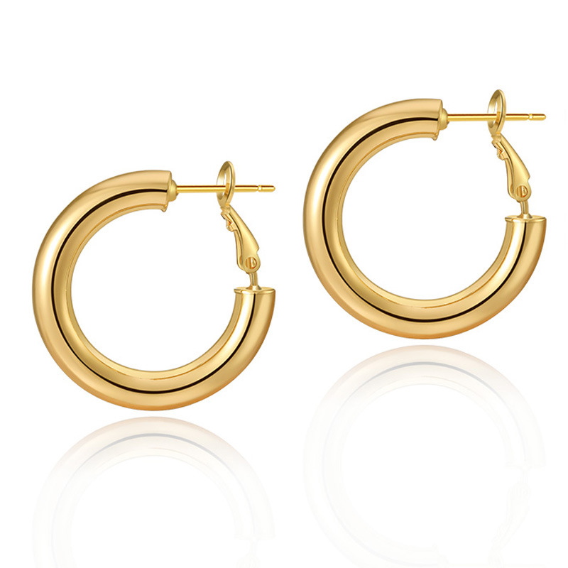 Mini Smooth Hoop Earrings