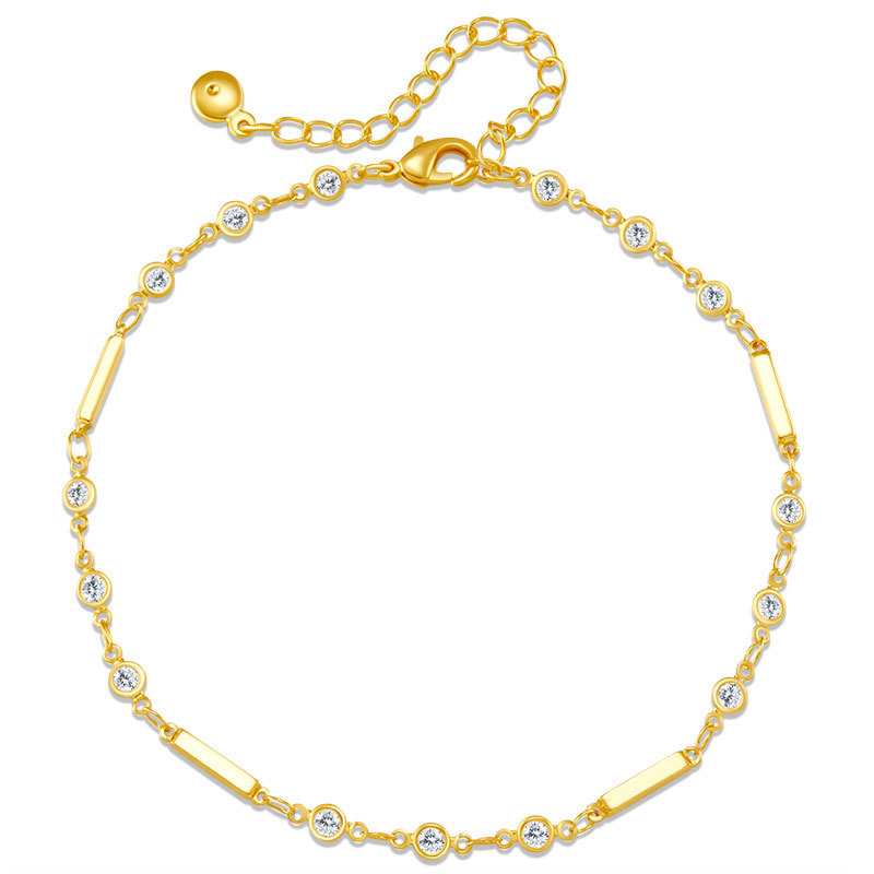 CZ Station Bracelet
