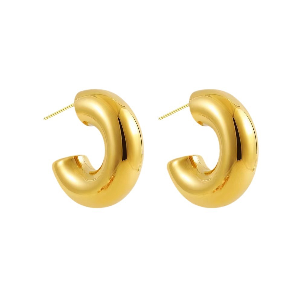 Chunky Gold Hoops