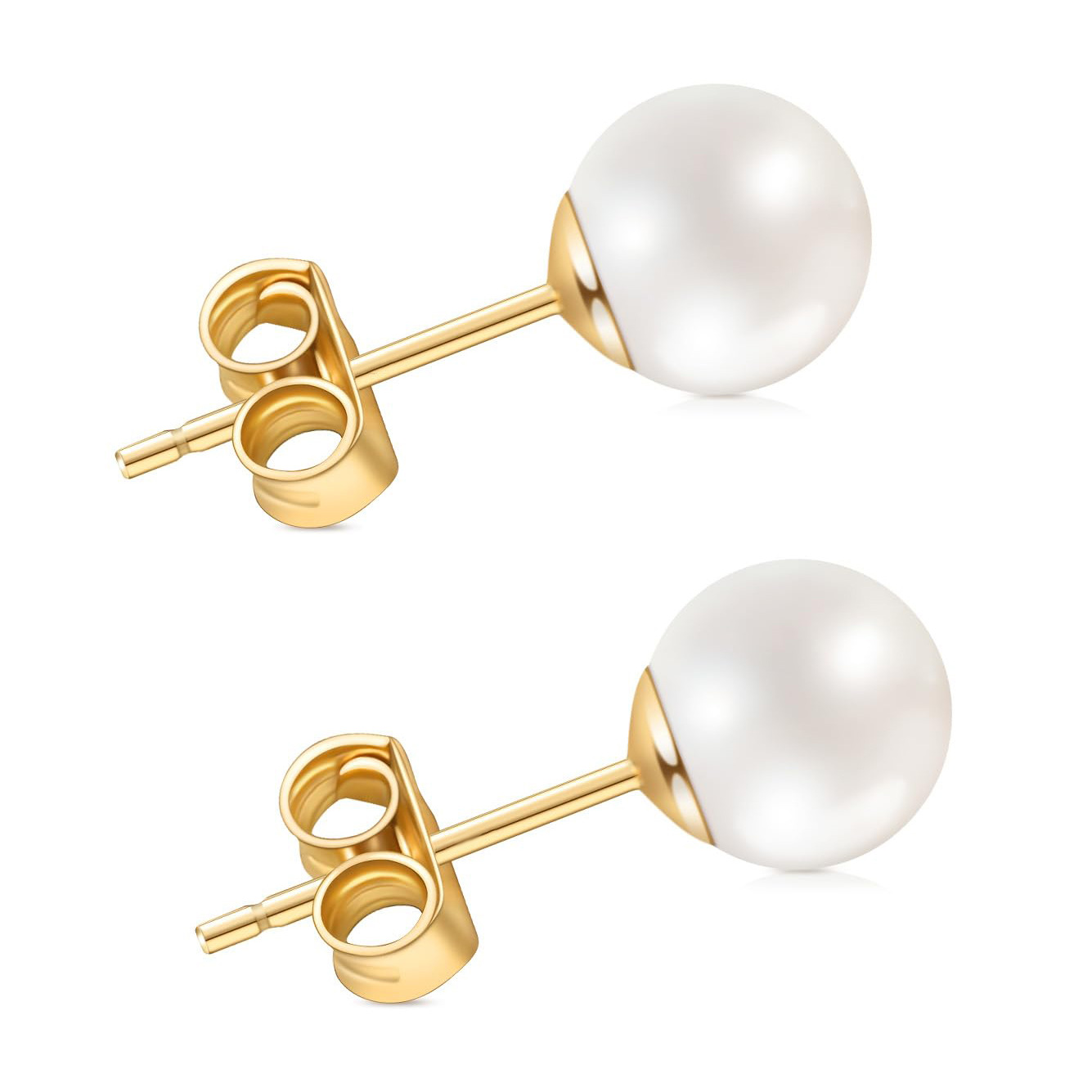 Pearl Stud Earrings