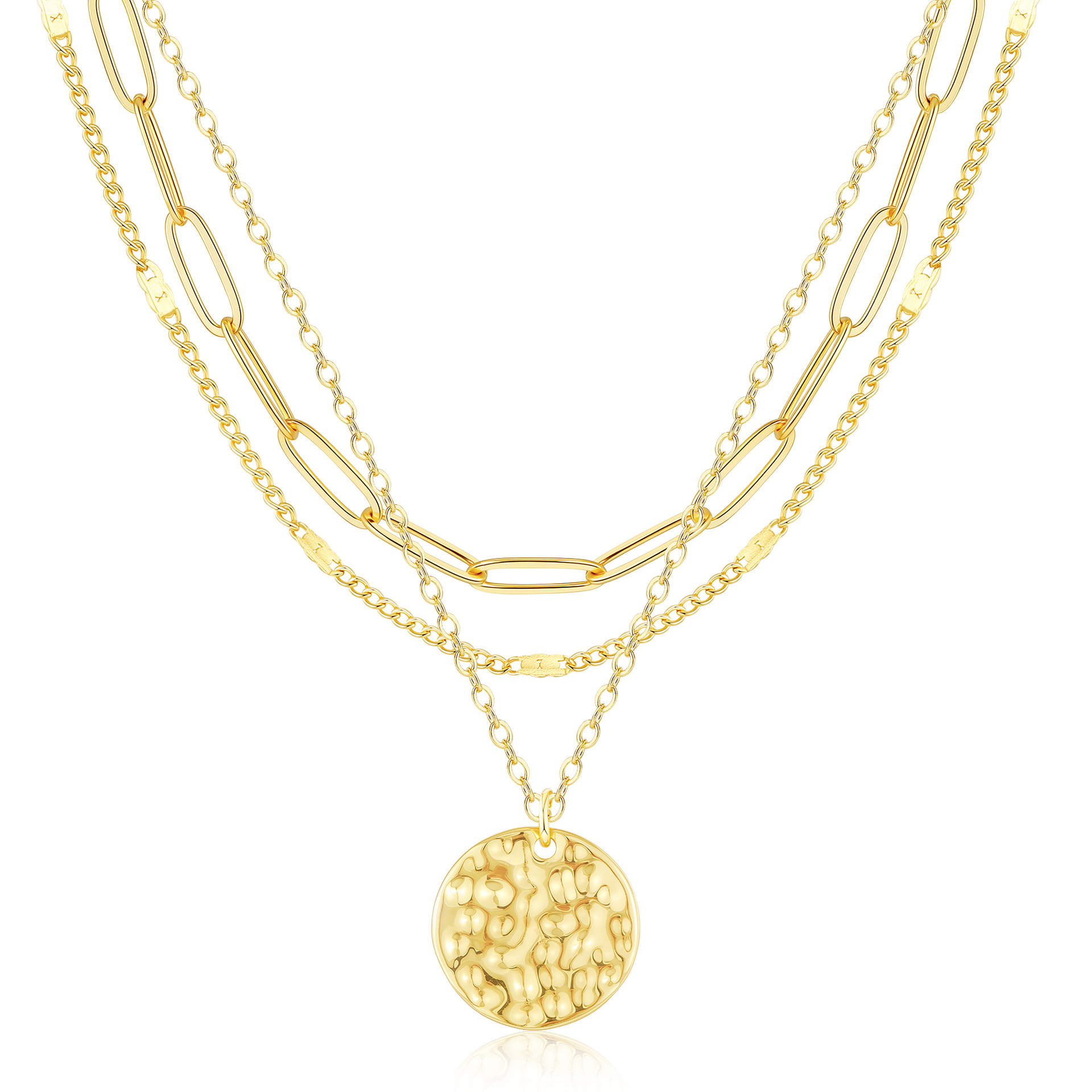 Coin Layered Necklace